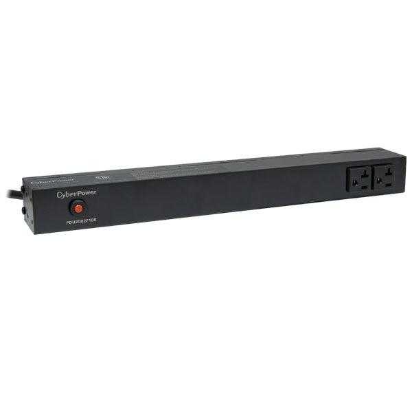 CyberPower, Cyberpower Pdu20B2F10R Power Distribution Unit (Pdu) 12 Ac Outlet(S) 0U Black