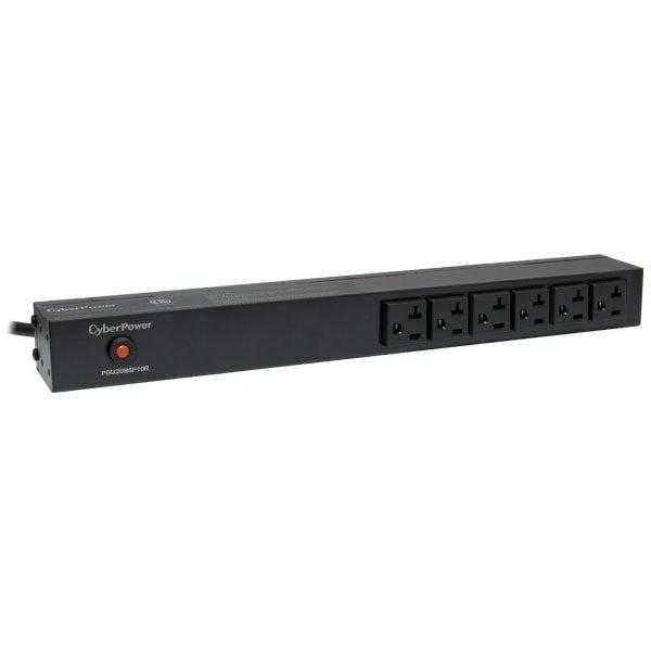 CyberPower, Cyberpower Pdu20B6F10R Power Distribution Unit (Pdu) 16 Ac Outlet(S) 1U Black