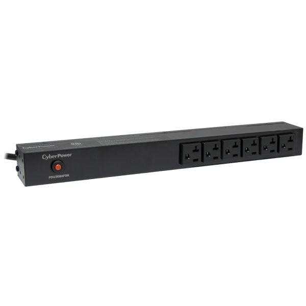 CyberPower, Cyberpower Pdu20B6F8R Power Distribution Unit (Pdu) 14 Ac Outlet(S) 1U Black