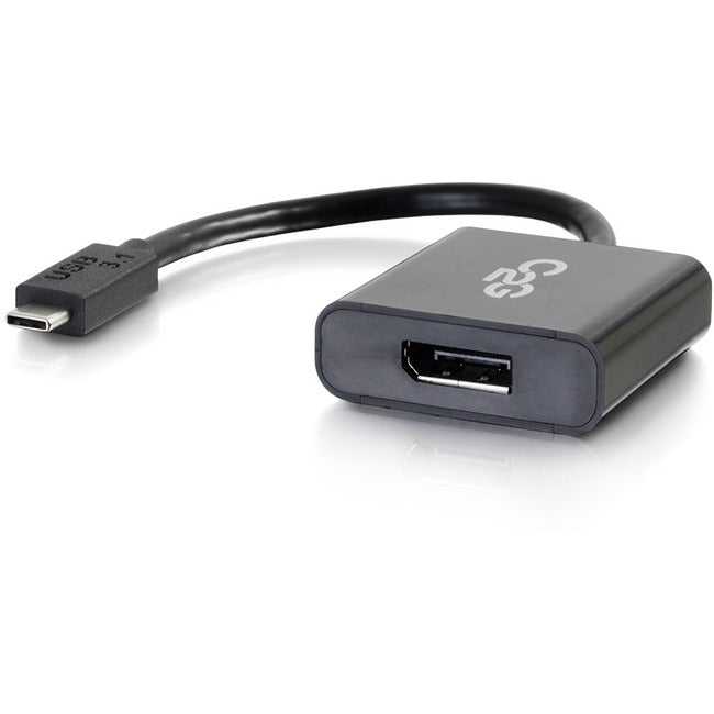 C2G, Usb C To Displayport Adapter Converter 4K 30Hz - Black Taa