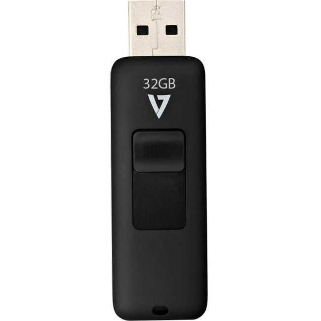 V7, V7 32Gb Usb 2.0 Flash Drive - With Retractable Usb Connector Vf232Gar